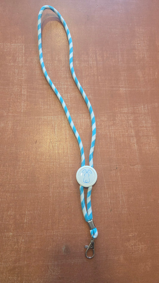 Fita/lanyard porta chaves ou cartões - Coelho