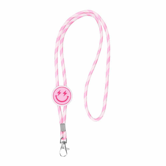 Fita/lanyard porta chaves ou cartões - Smile