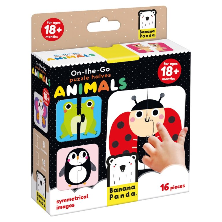 On The Go Puzzle Mitades Animales