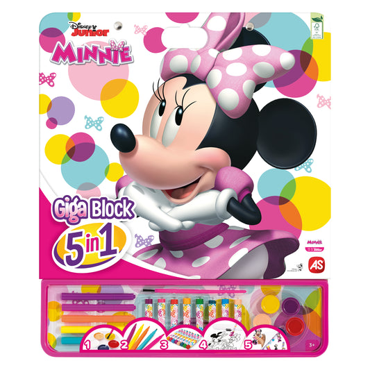 Bloco de Colorir gigante 5 EM 1 - Minnie