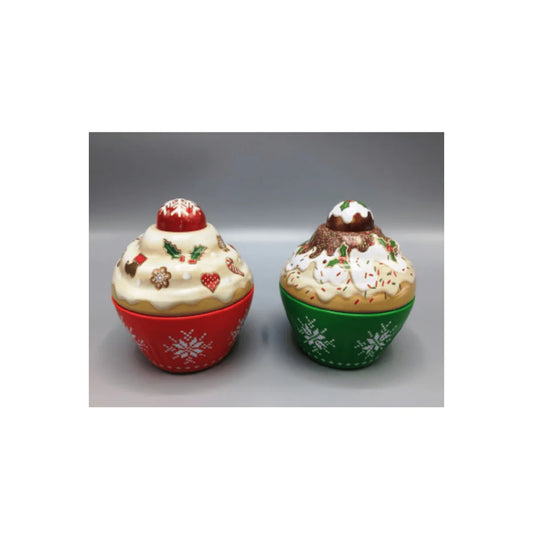 Mini lata CupCake de Natal