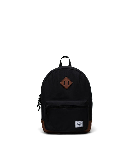Mochila Escolar 26 L / Herschel Heritage  BLACK/SADDLE BROWN