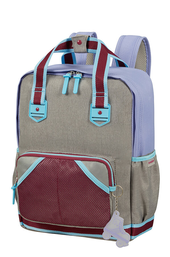 Mochila Escolar Infantil Sam School Spirit Lila