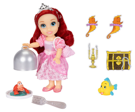 Princesas Disney - Boneca Ariel, 15 cm