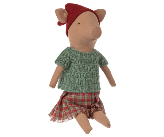 christmas pig- menina