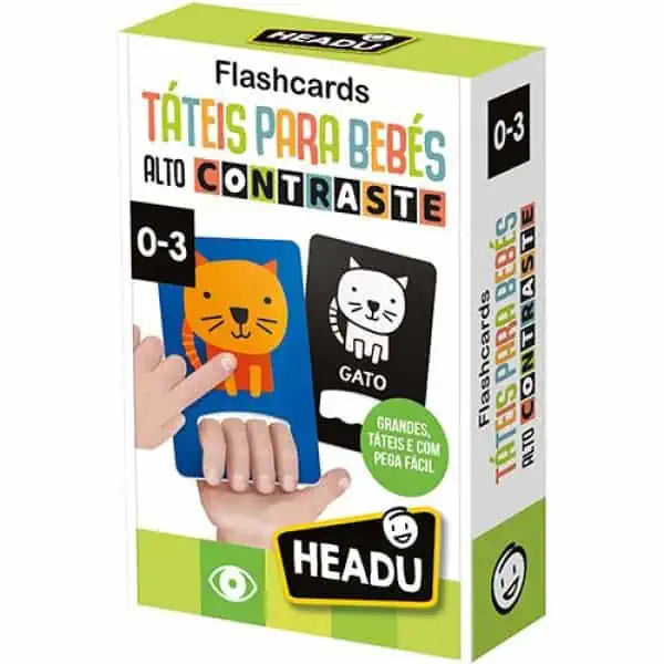 Flashcards | Táteis para Bebés | Alto Contraste
