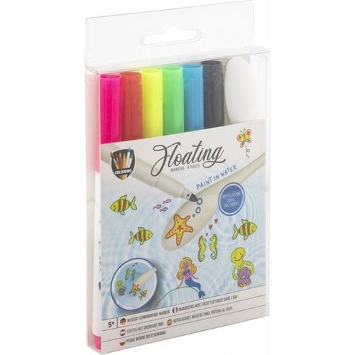 Marcadores de Tinta Flutuante Grafix - 6 Unidades