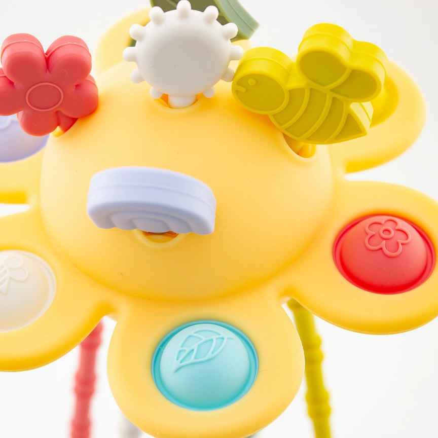 Brinquedo Sensorial de Silicone - Amarela
