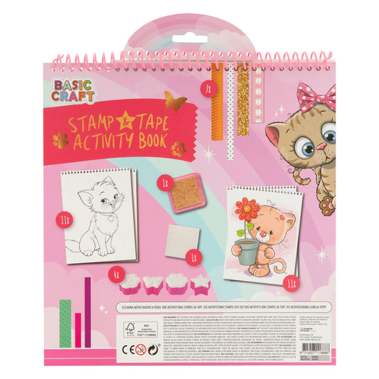 Libro de actividades de sellos y cintas - Unicornio