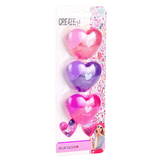 Heart Lip Balm, 3 pcs - Batom