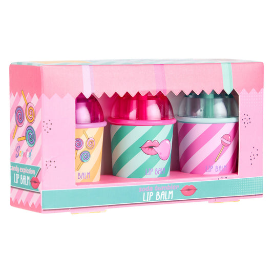 Lip Balm in Cup, 3pcs.