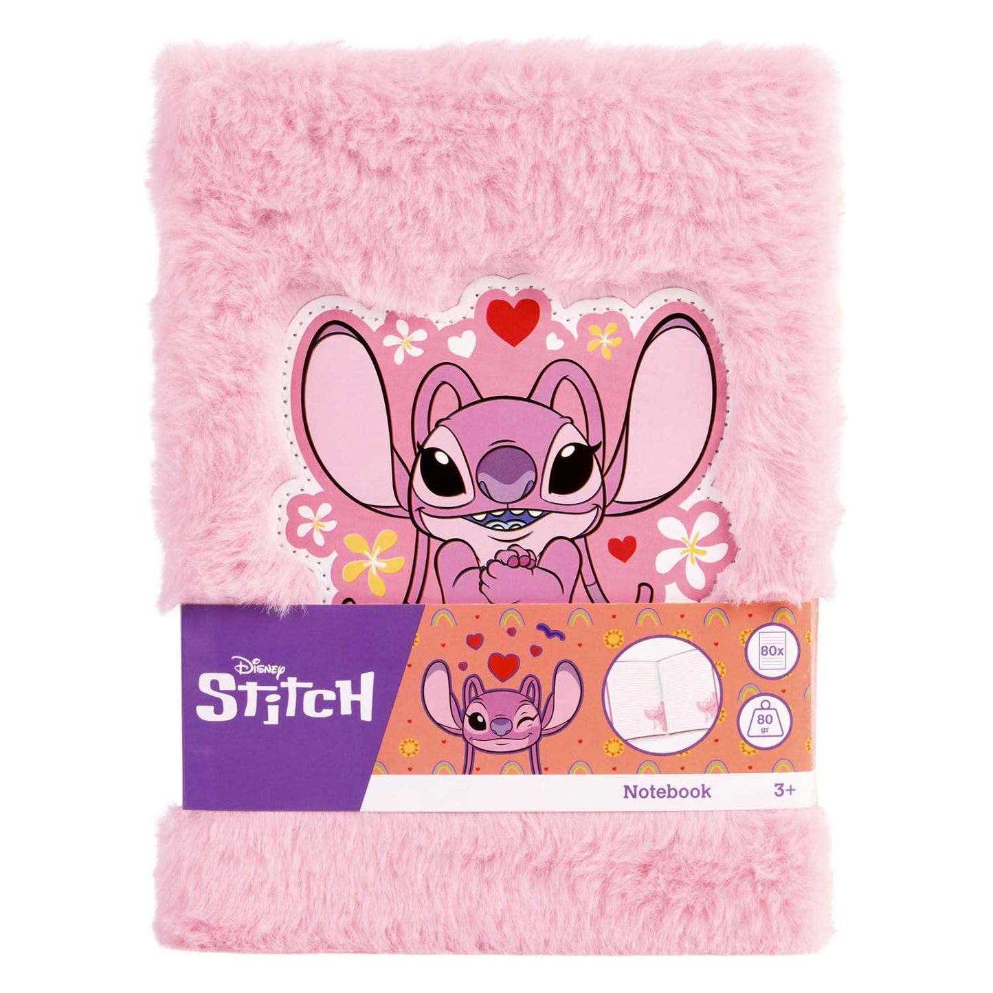 Caderno de Peluche - Stitch