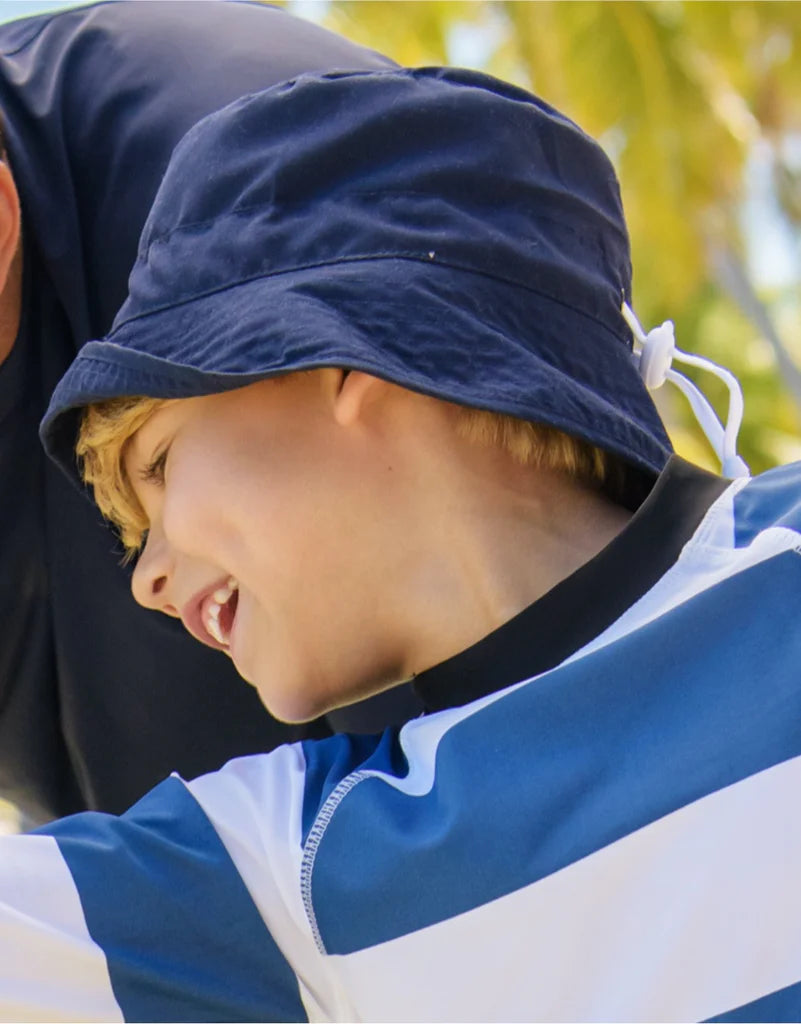 Chapéu Bucket hat - Azul Marinho 2-8anos