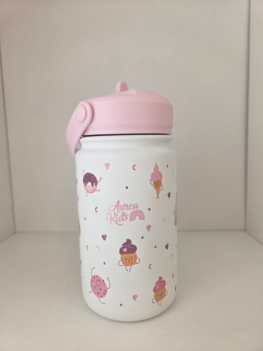 Garrafa Termica 330ml - Doces Rosa