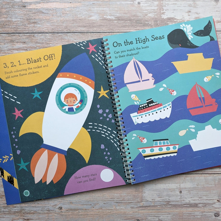 Livro de Adesivos  - Veículos