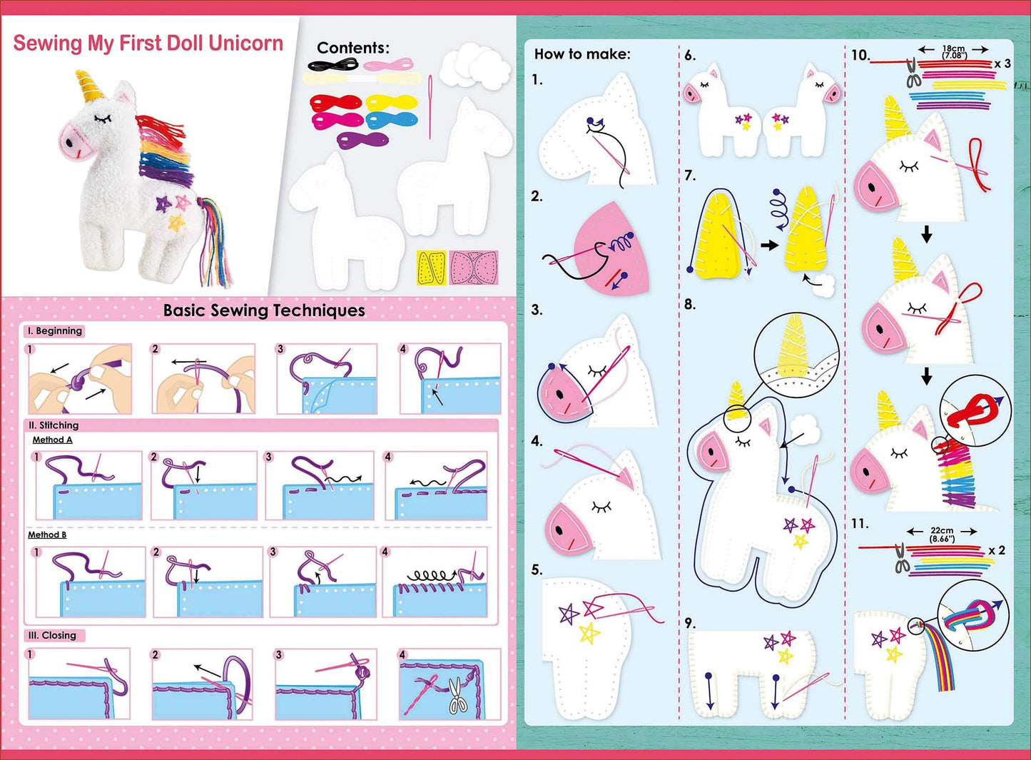 Costurar o meu primeiro boneco - Unicorn