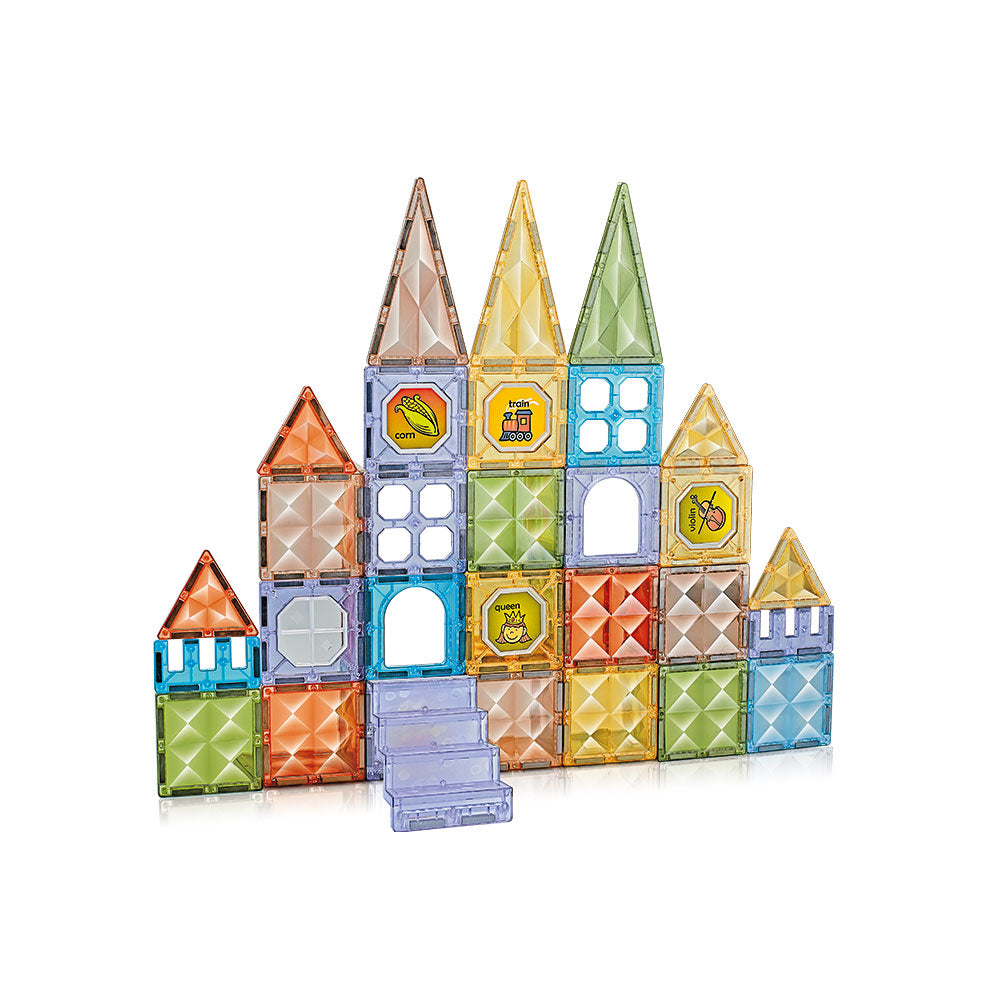 Magnetic Jogo Magnético Formas Diamond 48 pcs