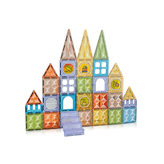 Magnetic Jogo Magnético Formas Diamond 48 pcs