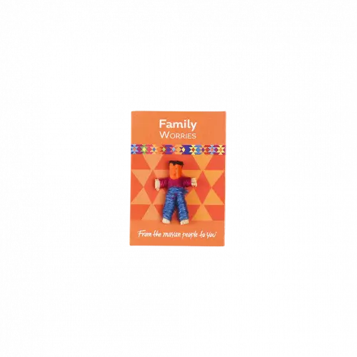 Mini boneca da preocupação