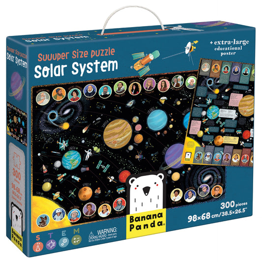 Suuuper size puzzle solar system