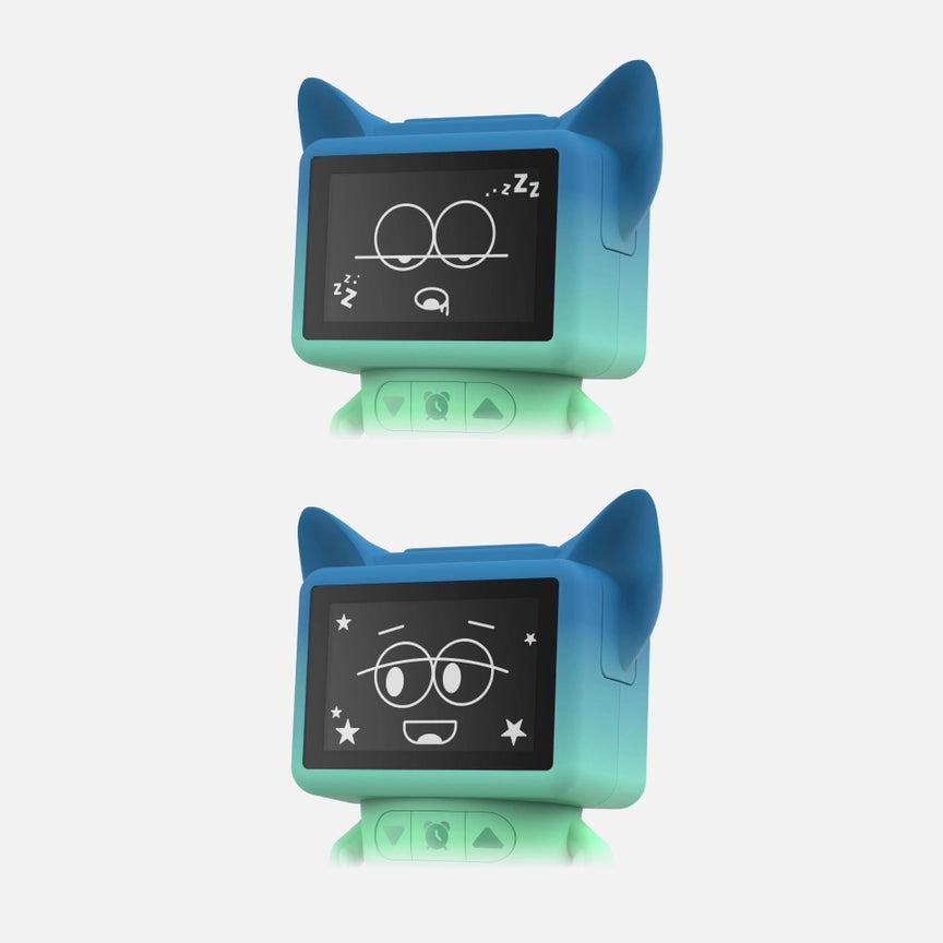 Relógio Despertador Dançante e Coluna Bluetooth - Azul