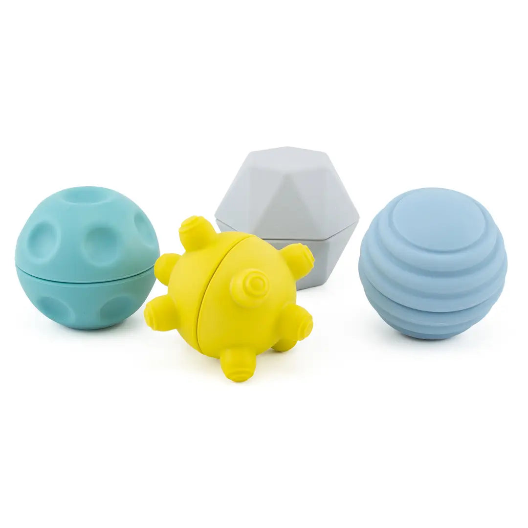 Conjunto 4 Bolas Sensoriais em Silicone