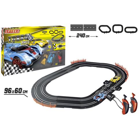 Pista Corridas c/ 2 carros 240cm 1:43