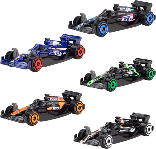 Pack 5 carros Formula 1 - Hot Wheels