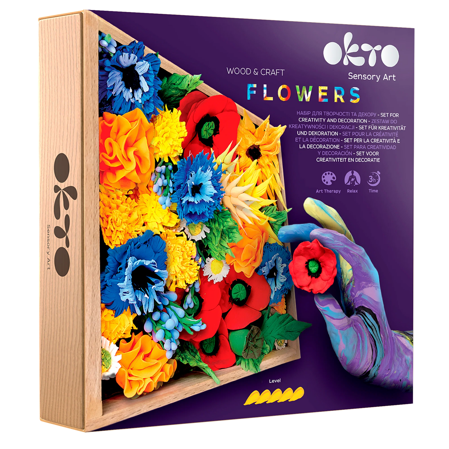 Okto Arte Sensorial Wood & Craft - Flowers Freedom