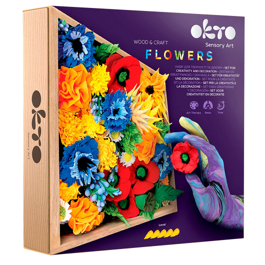 Okto Arte Sensorial Wood & Craft - Flowers Freedom