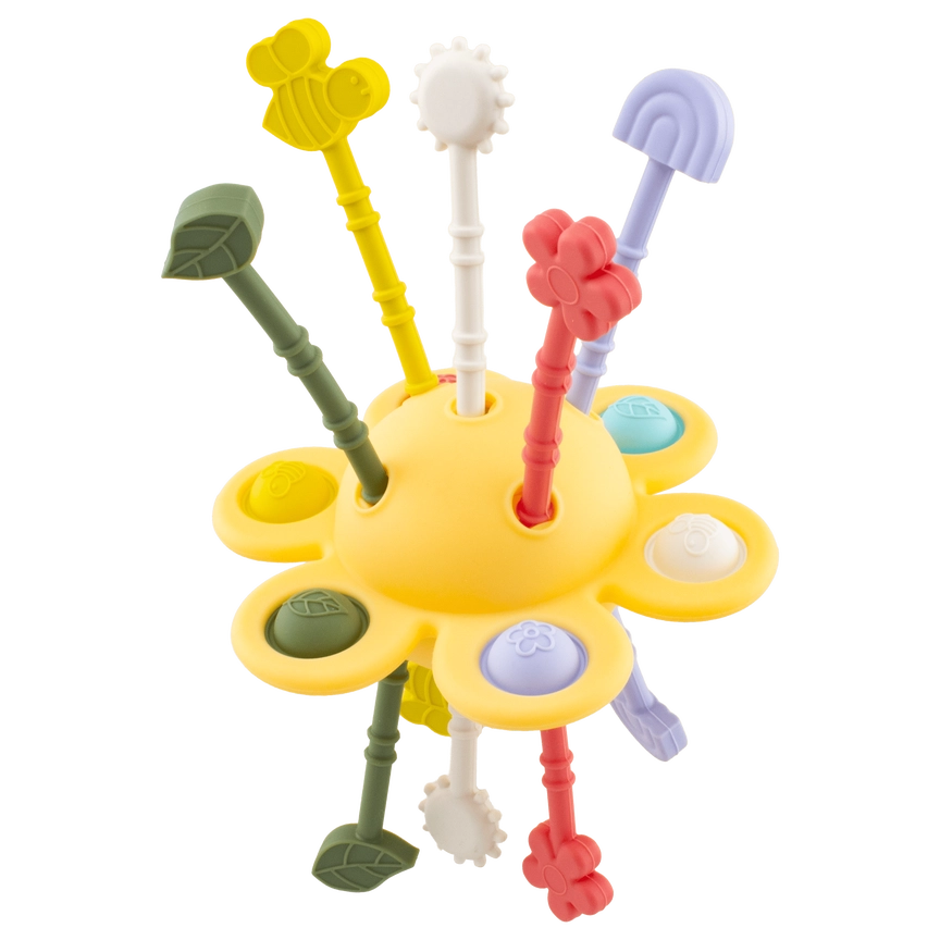 Brinquedo Sensorial de Silicone - Amarela