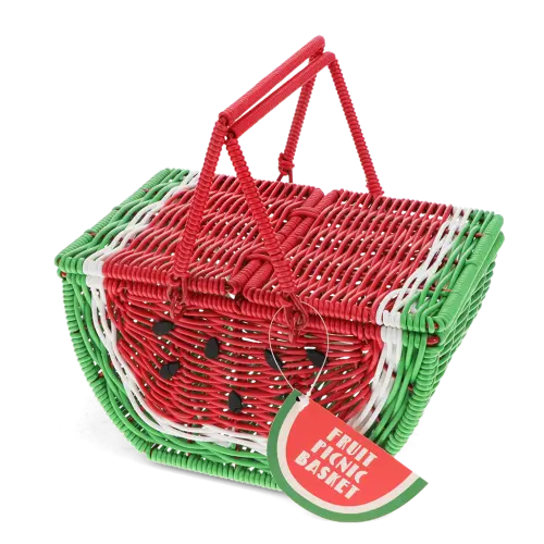Cesta de piquenique de frutas - Melancia