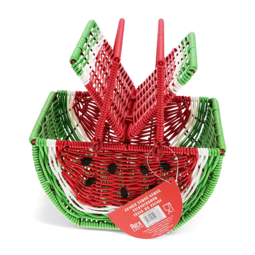 Cesta de piquenique de frutas - Melancia