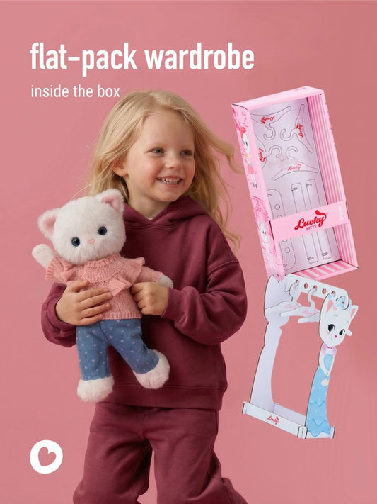 Peluche lucky kitty