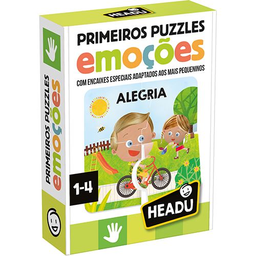 Primeiros Puzzles Emoções - Headu