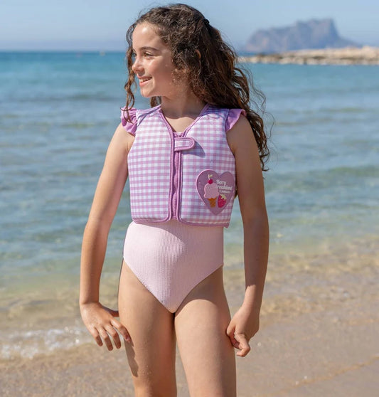 Colete de natação infantil de neoprene – JULIETA