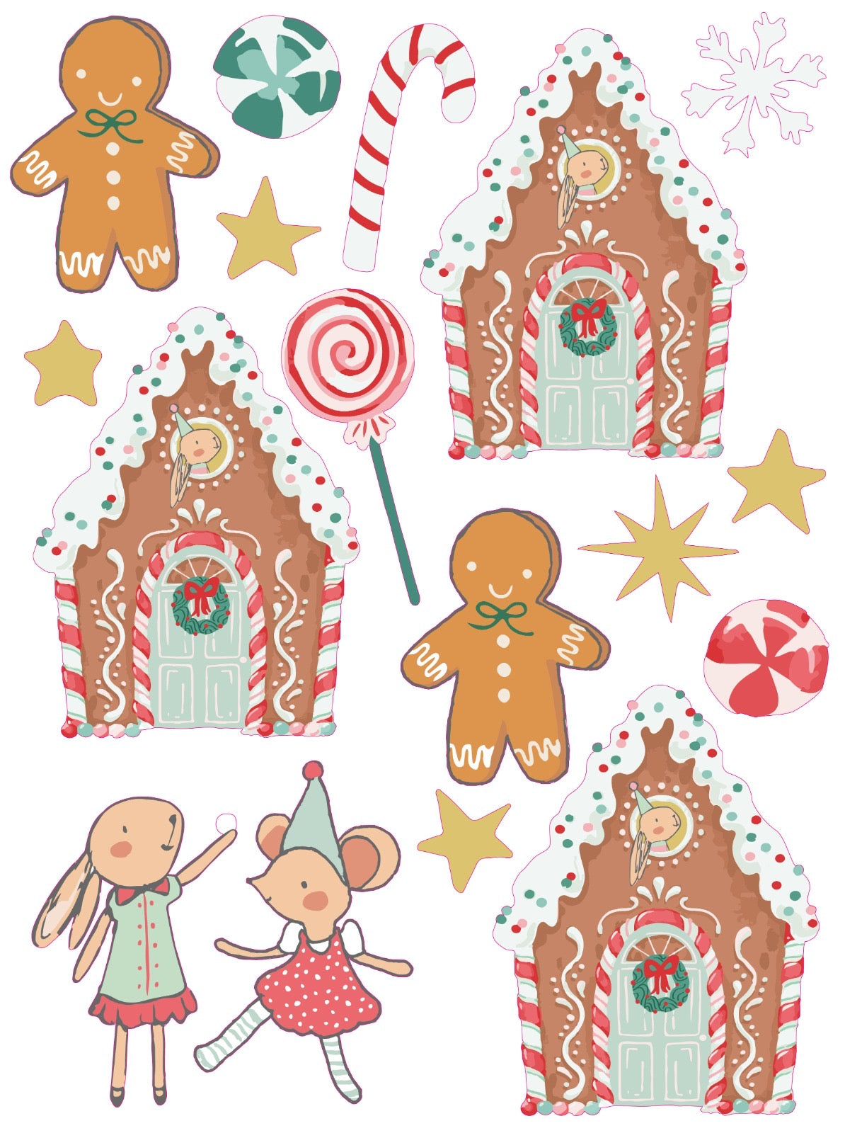 Wallstickers de Natal - adesivos de parede