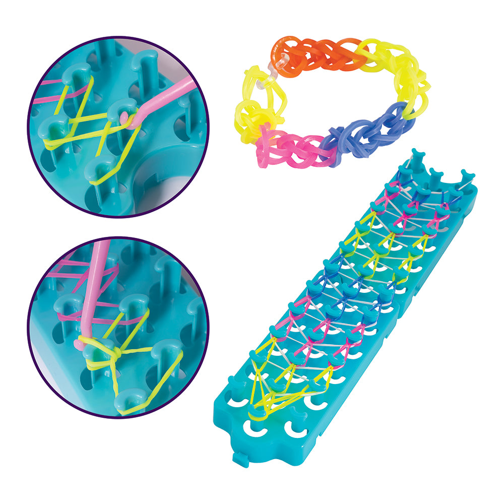 Kit para fazer Pulseiras c/elasticos