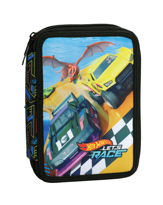 Estojo Duplo Completo - Hot Wheels Colours