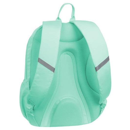 MOCHILA ESCOLAR JUVENIL RIDER POLVO MENTA