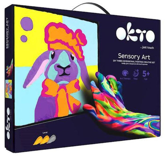 Set Creativo 3D Pinta Com Numeros Coelho - Okto