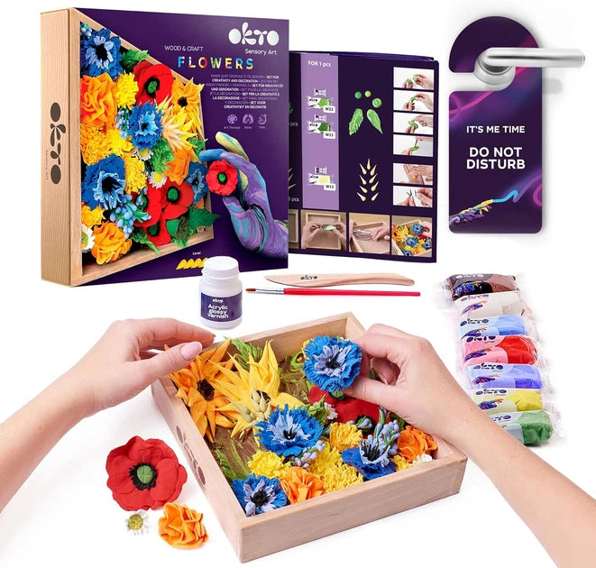 Okto Arte Sensorial Wood & Craft - Flowers Freedom