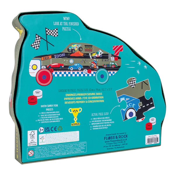 Puzzle Carro de Corrida 40 pç