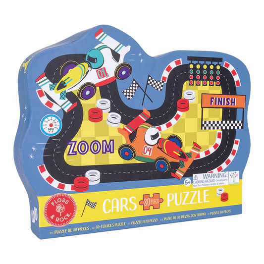 Puzzle em Forma de Circuito de Carros