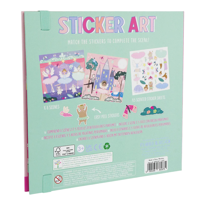 Livro de stickers com cheiro - Enchanted