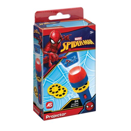 Mini Projetor c/ 24 Imagens – Spiderman
