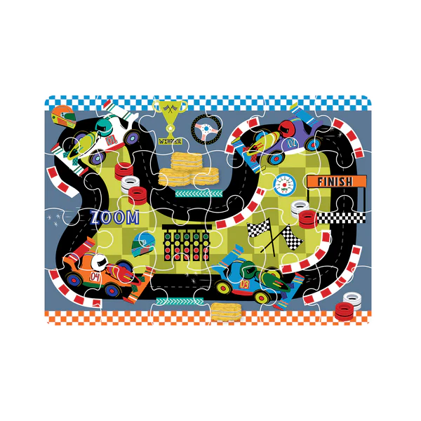 Mini Puzzle 24 pçs - Carros