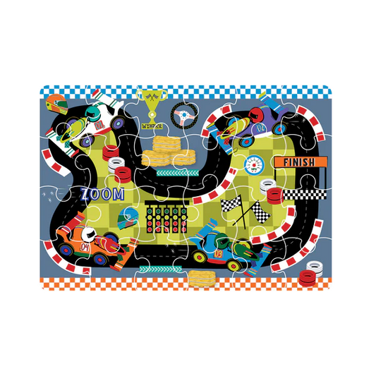 Mini Puzzle 24 pçs - Carros