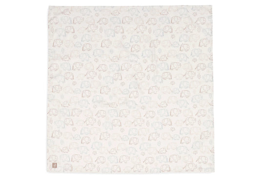 Swaddle/Muselina 115x115cm - Elephant Tales