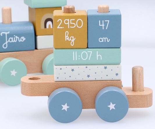 Comboio de Nascimento Personalizado - Sunrise
